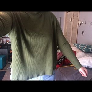 Olive green sweater